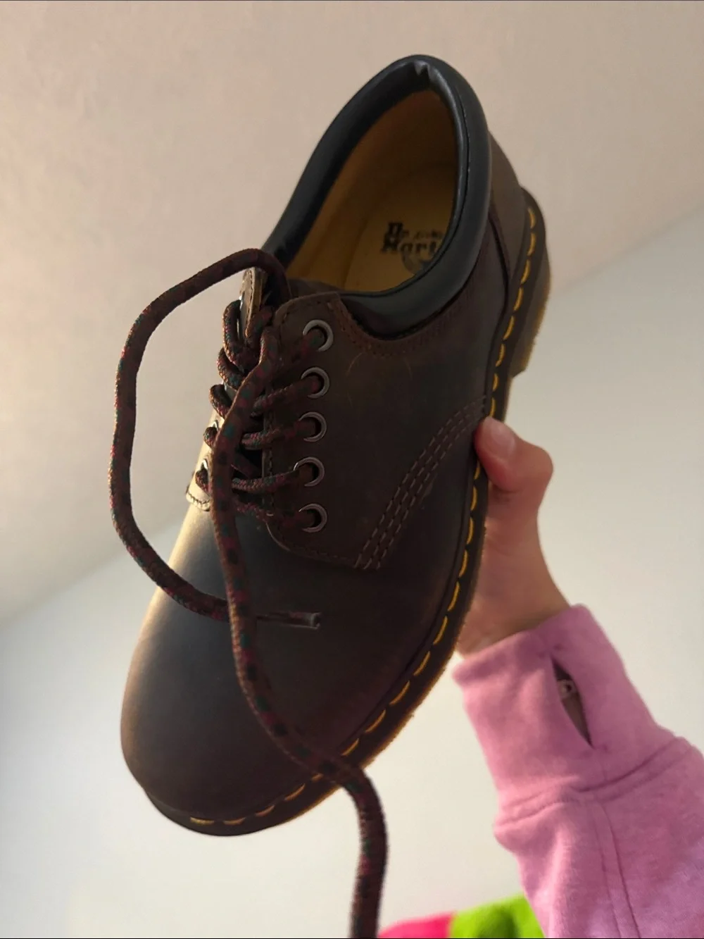Dr Marten’s Crazy Horse Leather Casual Shoes